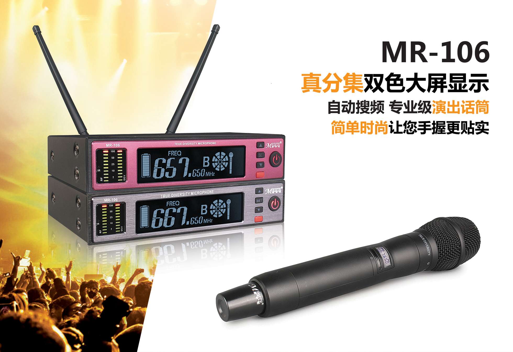 True diversity Single microphone